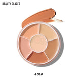 Beauty Glazed Six Colors Concealer Palette Shade 401 – Multi-Tonal Shades, Creamy & Blendable for Flawless Coverage