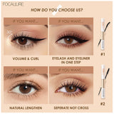 FA 160 –Focallure STAYMAX Waterproof Mascara &amp; Eyeliner 2in1