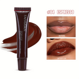 FAFAMOON Peptide Lip Tint #04 Espresso | Deep Chocolate Brown Hydrating Lip Tint.