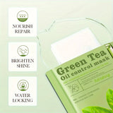 SADOER Green Tea Oil Control Facial Sheet Mask.