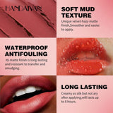 Handaiyan Shero Super Matte Lip & Chick Mud Shade 1 (Strawberry Nude).