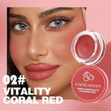 Handaiyan Shero Super Matte Lip & Chick Mud Shade 2 (Vitality Coral Red)