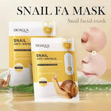 Bioaqua Snail Anti-Wrinkle Sheet Mask-25g
