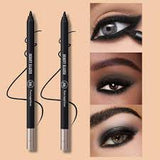 Beauty Glazed 24H Pure Kajal Liner in black shown with the sleek pencil and cap removed on a white background.
