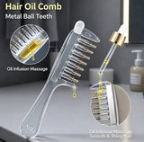 Hair Oil Comb – Easy Oil Application &amp; Scalp Massage