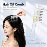 Hair Oil Comb – Easy Oil Application &amp; Scalp Massage