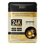 ZOZU 24 K Gold Hyaluronic Acid Facial Masks -25g