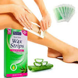 Beauty Formulas Hair Removal Aloe Vera Wax Stripes- Face & Bikini Line