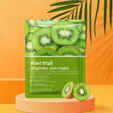 Bioaqua Kiwi Fruit Brighten Skin Face Sheet Mask - 25g