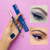 Beauty Glazed 24H Pure Kajal Liner in navy blue, displayed with the pencil tip visible and the product packaging.