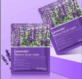 Bioaqua Lavender Relive Face Sheet Mask - 25g