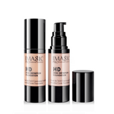 IMAGIC HD High Definition Foundation | Shade 20 | High Coverage Professional HD Base for Deep Skin Tones | Pink Flash BD