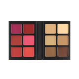 IMAGIC Professional Blush, Contour & Concealer Palette | 12 Cream Shades