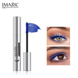 IMAGIC Multi-Functional Mascara Blue Edition showing the mascara wand and blue-branded packaging.