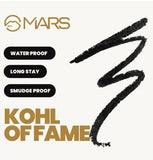 MARS Kohl of Fame Kajal 12hrs Stay- 01 BLACK - Pink Flash BD