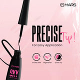 MARS Skyliner Liquid Eyeliner - Sleek Packaging with Precision Felt Tip Applicator - Pink Flash BD