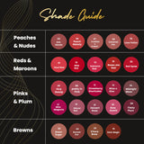 MARS Plush Velvet Lipstick in Shade 23 Choco Brew, featuring a smooth, creamy lipstick with a rich chocolate brown color.