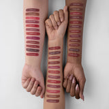 MARS Plush Velvet Lipstick Shade 23 Choco Brew swatched on hand showing smooth, creamy texture in a simple, elegant lipstick form.