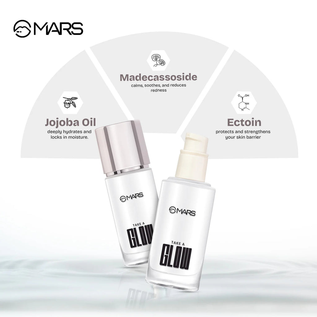 MARS Take A Glow Illuminating Primer & Strobe Cream – Shade 02 Light Beam