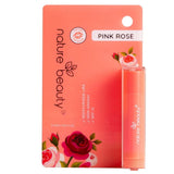 Nature Beauty Pink Rose Lip Balm (3.4g)
