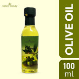 Nature Beauty Olive Oil Glass Bottle 100ml