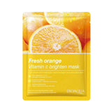 Bioaqua Freshen Orange Vitamin C Brighten Sheet Mask-25g