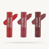 MARS Matte Lipstick Box Set of 3 – Shade 01 (Reds and Maroons)