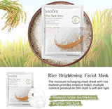 SADOER Rice Puree Whitening Sheet Mask.