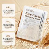 SADOER Rice Puree Whitening Sheet Mask.