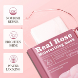 SADOER Real Rose Moisturizing Facial Mask Deep Hydrating Nourishing Sheet Mask.