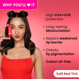 Dot & Key Ceramide + Peptide Tinted Lip Balm SPF 50  Shade – Red Romance