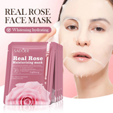 SADOER Real Rose Moisturizing Facial Mask Deep Hydrating Nourishing Sheet Mask.