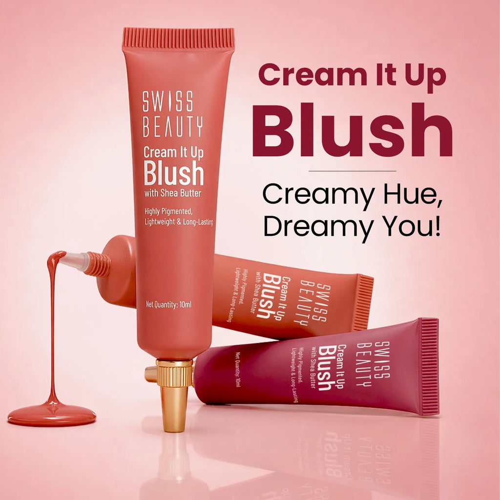 Swiss Beauty Cream It Up Blush with Shea Butter