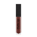 Intense deep maroon matte swatch of Swiss Beauty Liquid Lipstick Shade 19 showing rich pigment and velvet texture