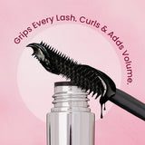 Swiss Beauty Precision Mascara - Jet Black Waterproof Formula for Long and Voluminous Lashes - Pink Flash BD