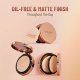 Swiss Beauty Silky & Smooth Oil Control Powder SPF-15 - Matte Finish Face Powder