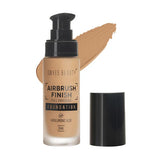 Swiss Beauty Airbrush Foundation – Shade 3 Nude Beige | Medium Skin Tone, Full Coverage, Lightweight, Waterproof (30ml)