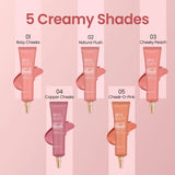 Swiss Beauty Cream It Up Blush with Shea Butter Shade 01 (Rosy Cheeks).