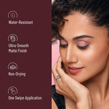 Swiss Beauty Pure Matte Lipstick Shade 224 (Red Wine)