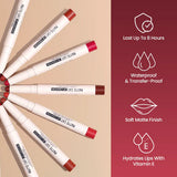 Swiss Beauty Matte Cat Lip Crayon Shade 1 Tangerine Buff | Long-Lasting Matte.