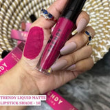 TRENDY Beauty Liquid Matte Lipstick #10 | Long Lasting & Pigmented | Pink Flash BD