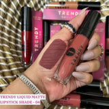 TRENDY Beauty Liquid Matte Lipstick Shade #04 | Long Lasting & Pigmented | Pink Flash BD