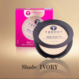 TRENDY beauty Pro Matte Full coverage Compact Powder Shade #Ivory