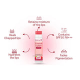Wishcare Ceramide Lip Balm SPF 50 PA+++ | Lip Treatment with Kojic Acid | Pink Flash BD