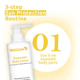Wishcare SPF 50 Sunscreen Body Lotion (200ml)